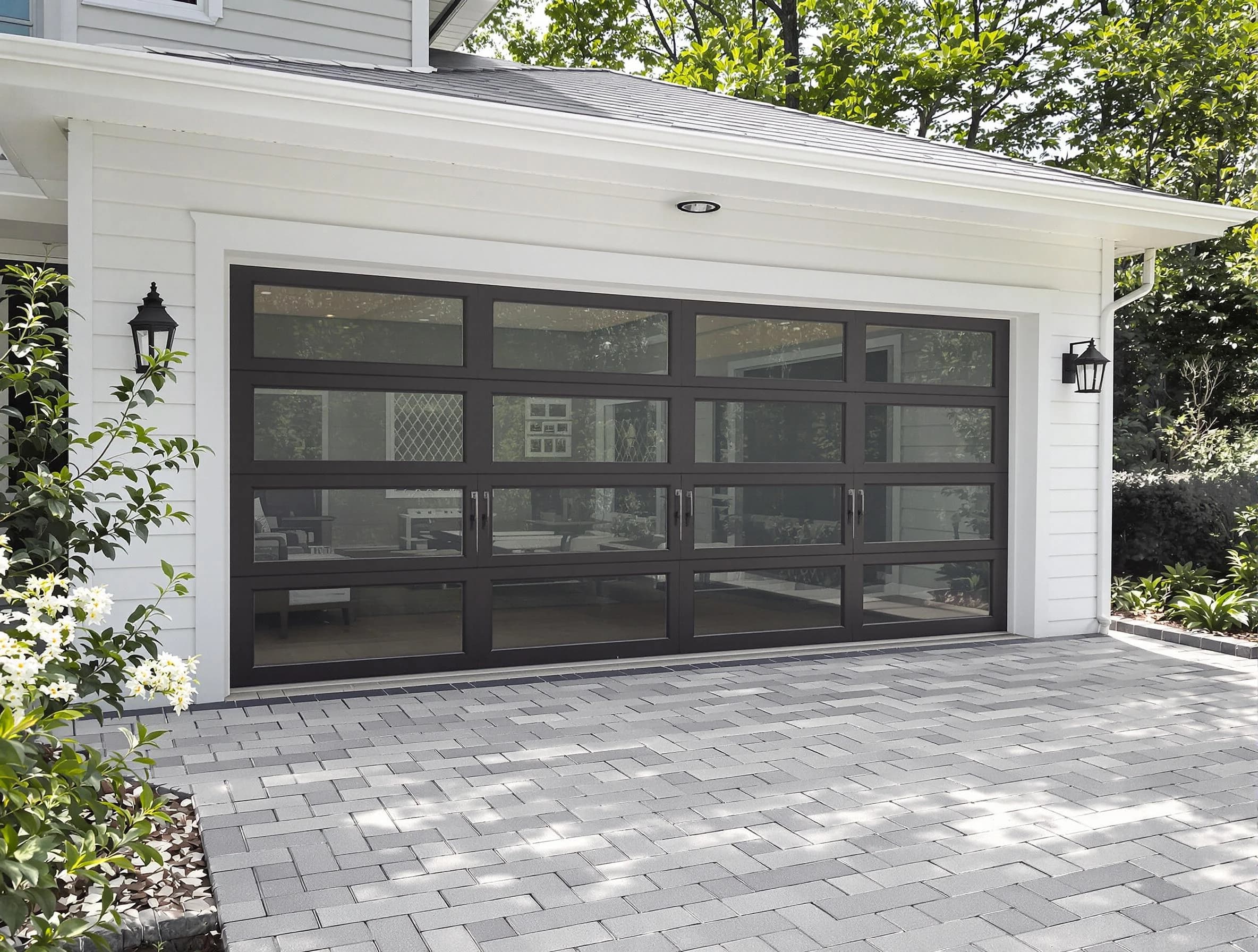 Federal Heights Garage Door Repair design specialist presenting custom garage door options to Federal Heights homeowner