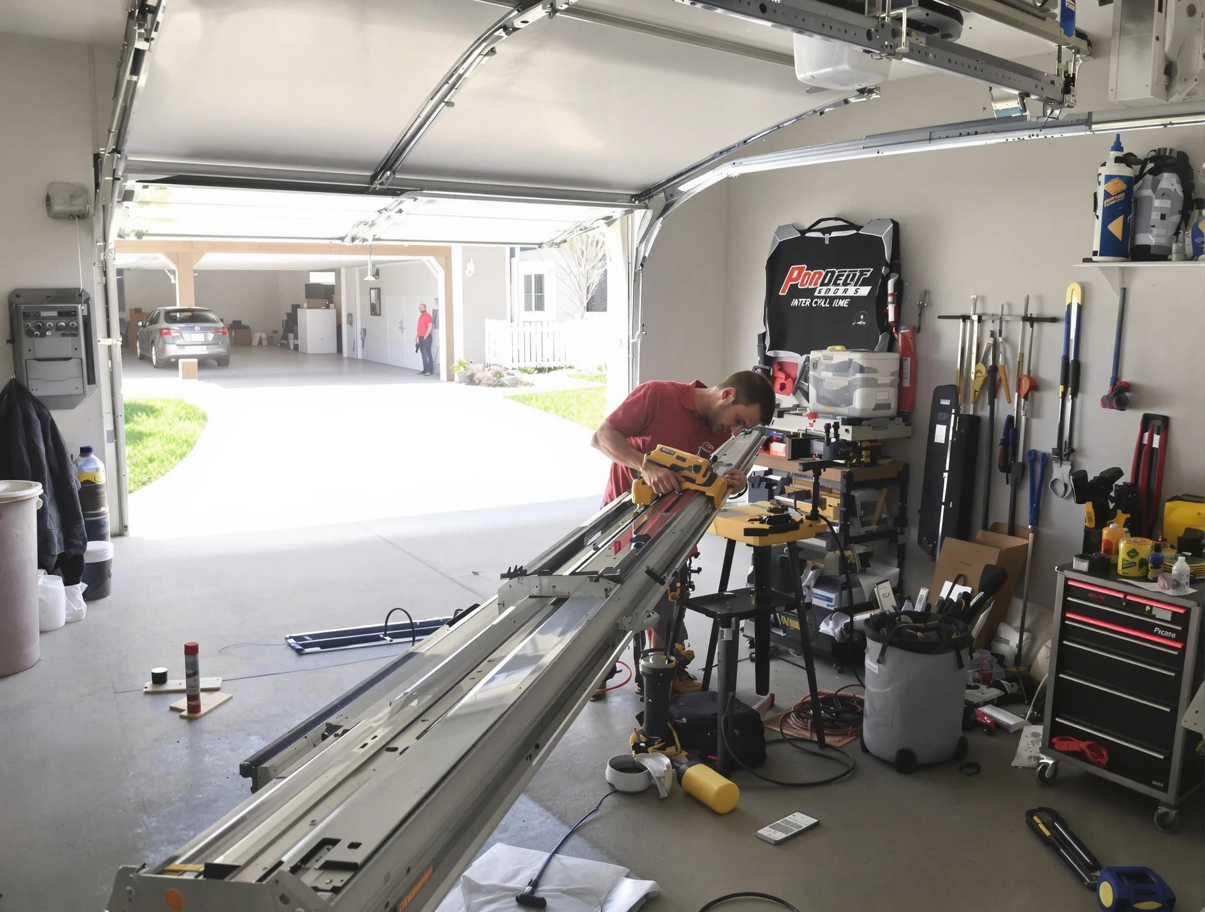 Federal Heights Garage Door Repair expert performing track repair in Federal Heights